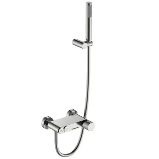 Смеситель для ванны и душа Boheme Stick Touch 123-NB.2 брашированный никель